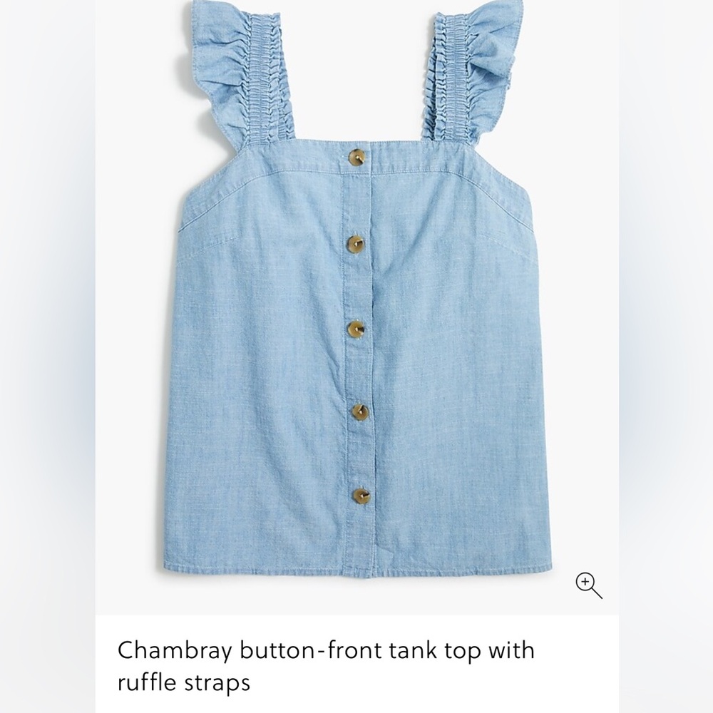 J Crew Chambray tank top